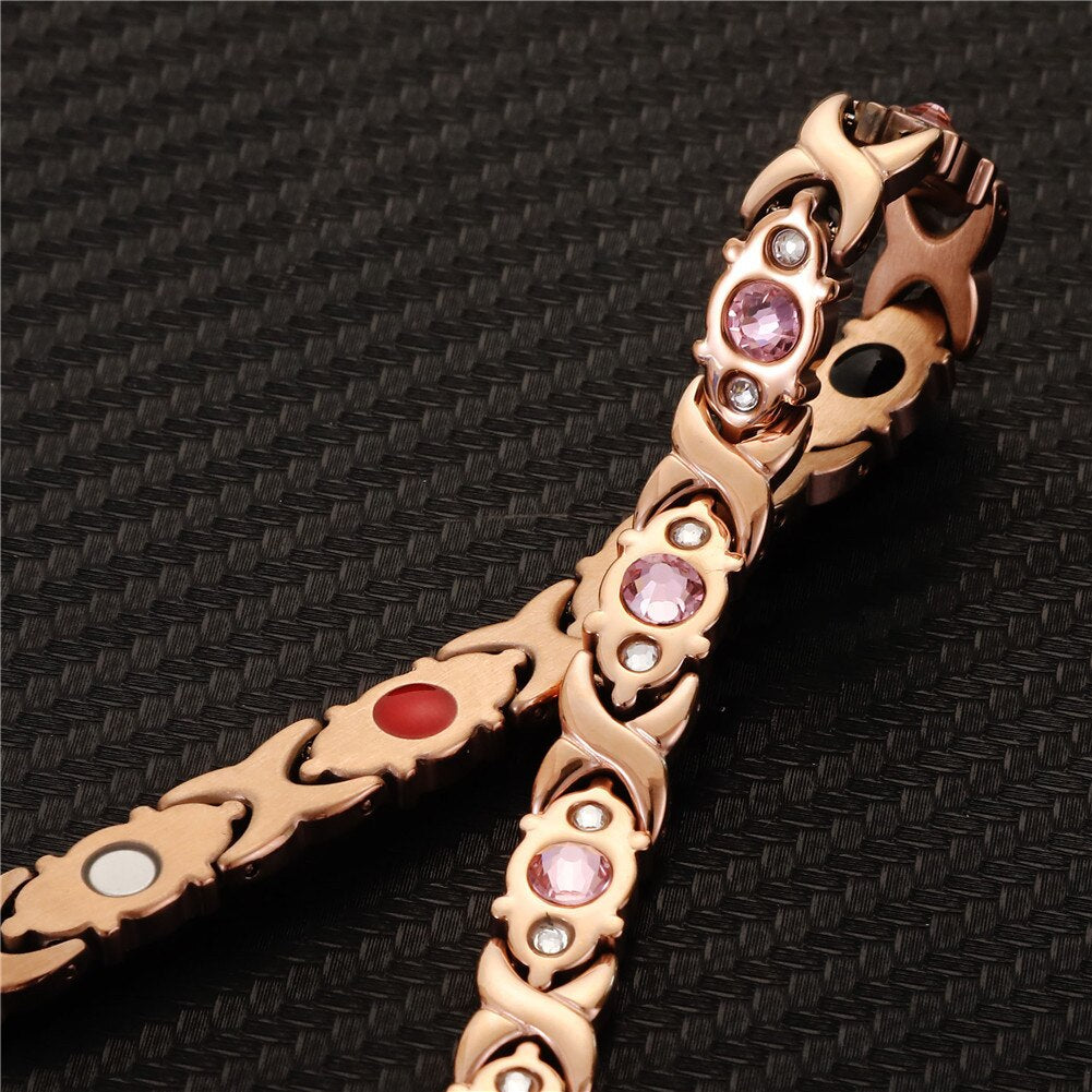 PULSERA DE COBRE & IMANES - BIENESTAR DOBLE 2X1