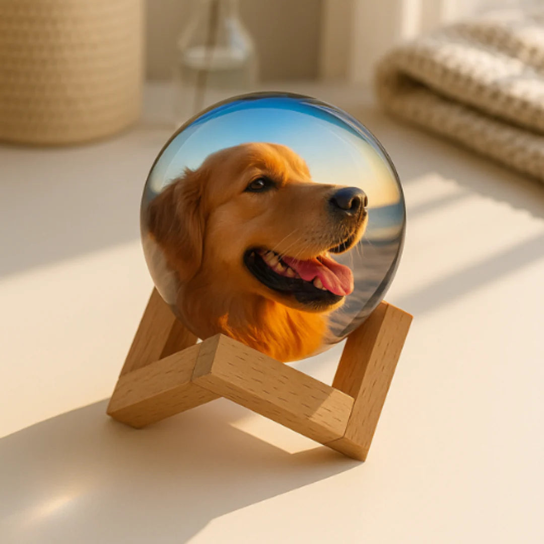 Esfera de cristal con reproductor de video - Cristal Love™
